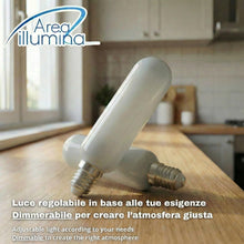 Carica l'immagine nel visualizzatore di Gallery, Lampadina LED E14 Tubolare Milky 6W –Dimmerabile –3000K Luce Calda o 4000K Luce Naturale –Alta Luminosità fino a 989 –CR