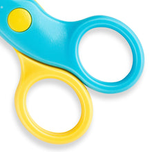 Carica l'immagine nel visualizzatore di Gallery, Staedtler Noris Junior 965 40 BK - Forbici di sicurezza per destrorsi per bambini dai 2 anni in su, Blu/Giallo, Confezione da 1