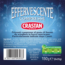 Carica l'immagine nel visualizzatore di Gallery, Crastan Compresse Effervescenti Digestive Gusto Limone - 25 Compresse