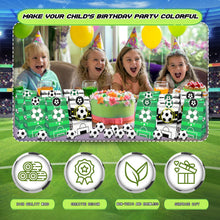 Carica l'immagine nel visualizzatore di Gallery, 24 Pezzi Gadget Calcio Compleanno Bambini, Mini Pallone da Calcio, Sacchetti Compleanno Bambini Calcio, Palle Antistress