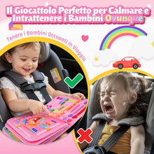 Carica l'immagine nel visualizzatore di Gallery, ZOOI Busy Board Montessori 1 Anno, Inglese Libro Montessori Interattivo