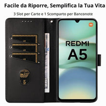 Carica l'immagine nel visualizzatore di Gallery, Cover per Xiaomi Redmi A5 4G con Vetro Temperato, Nero