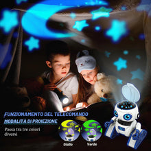 Carica l'immagine nel visualizzatore di Gallery, Ophy Innovativa Robot Bambini Proiettore Stelle