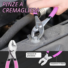 Carica l'immagine nel visualizzatore di Gallery, URASISTO Kit completo di attrezzi per la casa, 40 pezzi, con scatola per il trasporto facile - ROSA