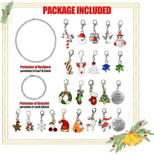 Carica l'immagine nel visualizzatore di Gallery, Awutzut Calendario Avvento Ragazza 2024 Regalo di Natale con Bracciale Collana e 24 Pendenti per Bambini