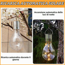 Carica l'immagine nel visualizzatore di Gallery, Lampadine Solari Sospese da Esterno Led,4 Pezzi Lampadine a Energia Solare