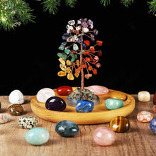 Carica l&#39;immagine nel visualizzatore di Gallery, Calendario dell&#39;Avvento di Cristallo 2025, 24 Sorprese con l&#39;Albero di Cristallo dei 7 Chakra, 23 Pietre Naturali e Pietre Preziose per Ragazzi, Ragazze, Adolescenti e Adulti