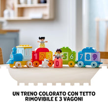Carica l&#39;immagine nel visualizzatore di Gallery, LEGO DUPLO Treno dei Numeri Giocattolo - Impariamo a Contare, Giochi Educativi con Cane Giocattolo, Idea Regalo per Bambina e Bambino da 1,5 anni 10954