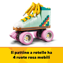 Carica l&#39;immagine nel visualizzatore di Gallery, LEGO Creator 3 in 1 Pattino a Rotelle Retrò Trasformabile in Mini Skateboard o Radio Giocattolo Boom Box, Giochi per Bambine, Bambini, Ragazze e Ragazzi da 8 Anni, Idea Regalo di Compleanno 31148