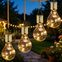 Carica l'immagine nel visualizzatore di Gallery, Lampadine Solari Sospese da Esterno Led,4 Pezzi Lampadine a Energia Solare