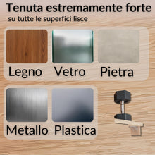 Carica l'immagine nel visualizzatore di Gallery, DEKAZIA® Set 16 Supporti per Mensole Autoadesivi, Reggimensola da Muro