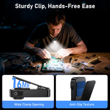 Carica l'immagine nel visualizzatore di Gallery, Blukar Torcia EDC con Spotlight&amp;Floodlight, Super Luminosa Mini Torcia Clip