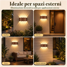 Carica l'immagine nel visualizzatore di Gallery, 2 Pezzi Applique da Parete LED per Interni, 8W Up Down Lampada da Parete