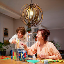 Carica l'immagine nel visualizzatore di Gallery, Philips Classic ultra-efficient LED bulb with energy efficiency class A, replaces 60W, E27 base, clear, warm white light