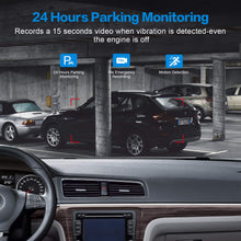 Carica l'immagine nel visualizzatore di Gallery, Dash Cam Auto con 32G SD, BOOGIIO 1080P FHD Dash Cam Schermo IPS da 3 Pollici Grandangolo 170° Dashcam con WDR, G-Sensor, Monitoraggio del Parcheggio, Registrazione in Loop, Rilevamento del Movimento