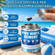 Carica l'immagine nel visualizzatore di Gallery, Kit Riparazione Piscina PVC, Include 15 Cerotti Trasparenti, 170 g