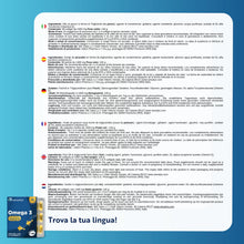 Carica l'immagine nel visualizzatore di Gallery, Omega 3 IFOS 5 Stelle Certificato, 90 capsule in Blister da 1000mg in forma Trigliceride, Senza Retrogusto. Olio di pesc