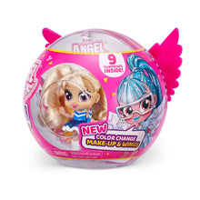 Carica l'immagine nel visualizzatore di Gallery, Itty Bitty Prettys Angel High Glow Goals Series 2 Capsule Doll con 10 accessori a sorpresa Rina di ZURU