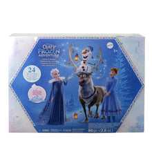 Carica l'immagine nel visualizzatore di Gallery, Mattel Disney Frozen - Calendario dell'Avvento, include 2 mini bambole Anna ed Elsa, 2 personaggi amici, sabbia modellabile e 24 sorprese per le feste, giocattolo per bambini, 3+ anni, HWX20
