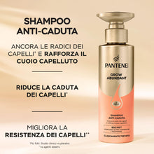 Carica l'immagine nel visualizzatore di Gallery, Pantene Set Shampoo + Siero Anti-Caduta Grow Abundant 60ml