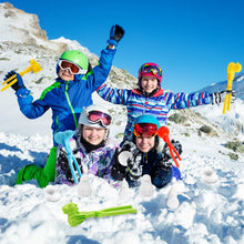 Carica l'immagine nel visualizzatore di Gallery, Pinze per palla di neve, 8 pezzi per palla di neve, palla di neve, giocattolo invernale, palla di neve, palla di neve, palla di neve con manico, clip per bambini e giochi all'aperto