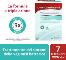 Carica l'immagine nel visualizzatore di Gallery, Gyno-Canesbalance Gel Vaginale, Vaginosi Batterica, Flaconcini 7x5ml