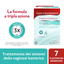 Carica l'immagine nel visualizzatore di Gallery, Gyno-Canesbalance Gel Vaginale, Vaginosi Batterica, Flaconcini 7x5ml
