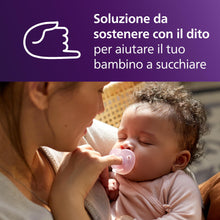 Carica l'immagine nel visualizzatore di Gallery, Philips Avent Soothie chupetes: diseño de silicona de una pieza, para recién nacidos, tetina flexible que reduce la pres