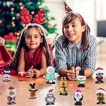 Carica l'immagine nel visualizzatore di Gallery, Set di Giocattoli a Carica di Natale - 12 Pezzi Mini Giocattoli a Orologeria per Bambini
