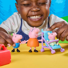 Carica l'immagine nel visualizzatore di Gallery, Peppa Pig Voyages de Peppa : Aventures en Famille, Coffret avec Figurines et Accessoires, inclut Bébé Evie, Jouets présc
