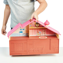 Carica l'immagine nel visualizzatore di Gallery, Bluey 13024, Heeler Family Home Play Set 1 Personaggio ufficiale Action Figure, Playhouse grande 4 camere, accessori per mobili e patio estraibile, Multicolore