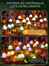 Carica l'immagine nel visualizzatore di Gallery, Joycome 5M 20 LED Fungo Luci Solari da Giardino - Multicolore