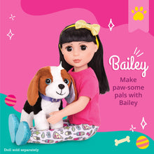 Carica l'immagine nel visualizzatore di Gallery, Glitter Girls by Battat - Bailey - Cane di peluche - Accessorio per cuccioli di 14 pollici - Giocattoli, vestiti e accessori per ragazze dai 3 anni in su