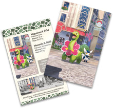 Carica l'immagine nel visualizzatore di Gallery, Pokémon: miniscatola da collezione Luminopoli (Meganium e Meowstic) del GCC Pokémon (2 buste di espansione, 1 carta con 