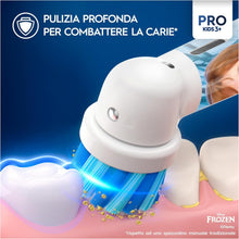 Carica l'immagine nel visualizzatore di Gallery, Oral-B Spazzolino Elettrico Ricaricabile Pro Kids Frozen, 1 Testina, per Bambini da 3 Anni in Su, 1 Spazzolino