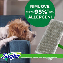 Carica l'immagine nel visualizzatore di Gallery, Swiffer Panni Cattura Polvere, 180 Panni Microfibra Dry, Cattura Polvere e Sporco, Ottimo per Tutti i Tipi di Pavimenti e per i Peli di Animali, Giga Formato