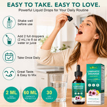 Carica l'immagine nel visualizzatore di Gallery, Gocce per Drenaggio Linfatico, Lymph Balance Gocce 120ml – Formula Vegetale Concentrata – Integratore Alimentare Liquido