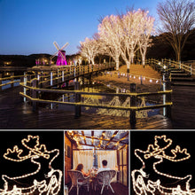 Carica l'immagine nel visualizzatore di Gallery, Forever Speed 50M Tubo Luminoso LED Flessibile, Impermeabile 1800 LEDs Per Esterni E Interni, Bianco Caldo, Per Natale, Matrimonio, Giardino, Tetto IP65