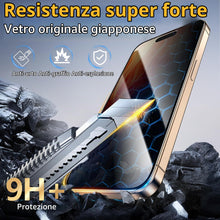 Carica l'immagine nel visualizzatore di Gallery, Tentoki 2 Pezzi Privacy Pellicola per iPhone 16 Pro/iPhone 17 (6.3'), Compatibile con Face ID, Durezza 9H+ Protezione Sc