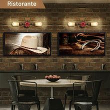 Carica l'immagine nel visualizzatore di Gallery, KAWELL Creativo Lampada da Parete Industriale Vintage Applique da Parete