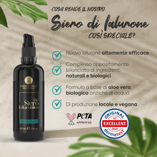 Carica l'immagine nel visualizzatore di Gallery, Siero Viso all'Acido Ialuronico ad alto dosaggio • 100ml +Vit E &amp; B5 • Siero Viso 7 volte ✓100% Vegan &amp; Bio ✓Concentrato Anti-Aging ✓Siero Anti-Rughe ✓ Hyaluronic Acid Serum ✓Made in Germany