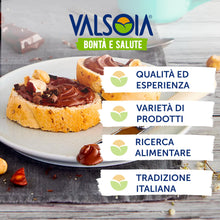 Carica l'immagine nel visualizzatore di Gallery, Valsoia - Crema Vegetale alle Nocciole con Cacao, 100% Vegetale, Senza Glutine e Olio di Palma, Naturalmente Senza Latto