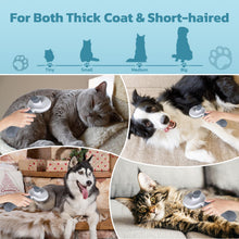 Carica l'immagine nel visualizzatore di Gallery, Zivacate Brosse Chat Brosse Chien[Prise ergonomique &amp; nettoyage en un clic &amp; Patented Design] Outil pour chiens/chats/lapins à poil court et long, Chien Accessoires(gris)