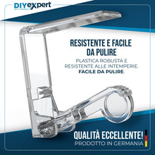 Carica l'immagine nel visualizzatore di Gallery, DIYexpert Fermatovaglia Trasparenti Made in Germany [4 Pezzi] – Clip Robuste per Tavoli Spessi Fino a 45 mm – Resistenti