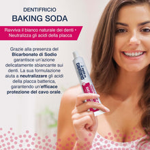 Carica l'immagine nel visualizzatore di Gallery, Pasta del Capitano, Dentifricio Baking Soda Bio, Ravviva il Bianco Naturale dei Denti e Neutralizza gli Acidi della Plac