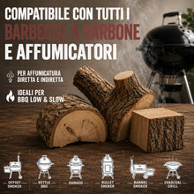 Carica l'immagine nel visualizzatore di Gallery, BBQ Chunk Acero - Maple - HARDCORE BARBECUE - Legno per Affumicatura e Affumicatore BBQ - Legna per Affumicare Carne su 