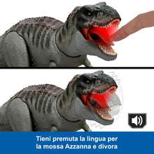 Carica l'immagine nel visualizzatore di Gallery, Mattel Jurassic World La Rinascita Power Devour Tirannosauro Rex