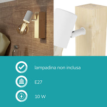 Carica l'immagine nel visualizzatore di Gallery, EGLO Lampada a muro Townshend 3, stile vintage, spot luminoso con design