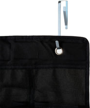 Carica l'immagine nel visualizzatore di Gallery, Amazon Basics Organizer da appendere alla porta, con 24 tasche, colore nero, 47 x 6.3 x 165 cm