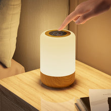 Carica l'immagine nel visualizzatore di Gallery, Görvitor Lampada da Comodino Senza Fili, Touch Luce Notturna Bambini Led, Batteria Lampada Led Ricaricabile con 8 RGB C